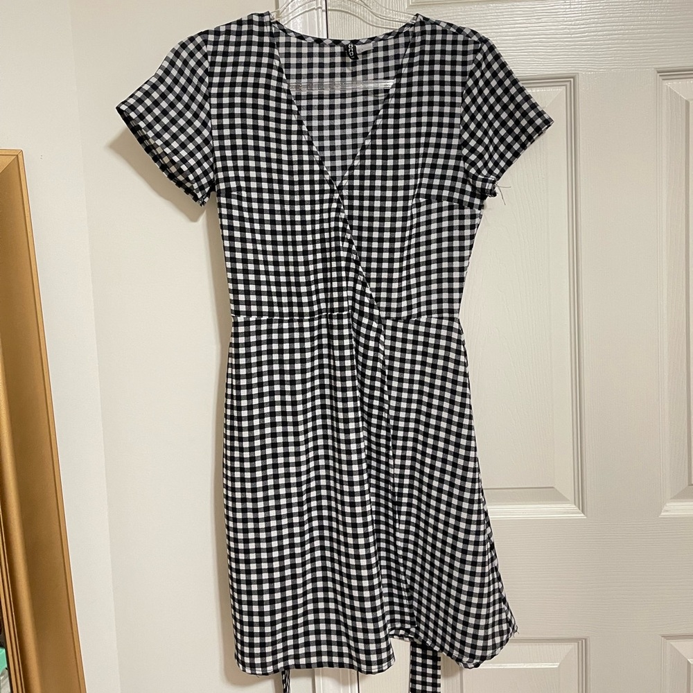 H&M Crêped Wrap-front Dress (Used)